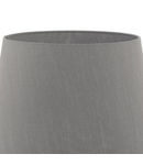 Abajur Cezanne Grey Faux Silk Tapered Drum Shade 45cm