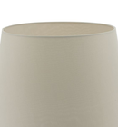 Abajur Cezanne Taupe Faux Silk Tapered Drum Shade 45cm