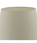 Abajur Cezanne Taupe Faux Silk Tapered Drum Shade 40cm