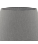 Abajur Cezanne Grey Faux Silk Tapered Drum Shade 35cm