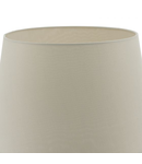 Abajur Cezanne Taupe Faux Silk Tapered Drum Shade 35cm