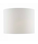 Abajur Olalla Ivory Faux Silk Drum Shade 34cm