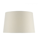 Abajur Iffley Ivory Faux Silk Tapered Drum Shade 36cm