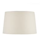 Abajur Iffley Cream Faux Silk Tapered Drum Shade 25cm