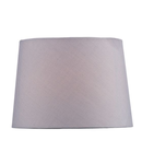 Abajur Wickford Grey Cotton Tapered Drum Shade 26cm