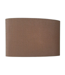 Abajur Oporto Brown Cotton Oval Shade 31cm