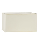 Abajur S1021 Cream Cotton Rectangle Shade 34CM