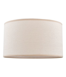 Abajur Tuscan Taupe Cotton Drum Shade 30cm