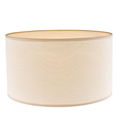 Abajur Tuscan Taupe Cotton Drum Shade 40cm