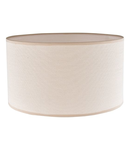 Abajur Tuscan Taupe Cotton Drum Shade 40cm