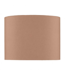 Abajur Madrid Taupe Faux Silk Drum Shade 31cm