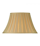 Abajur Nell Gold Faux Silk Empire Shade 37.5cm