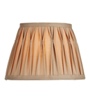 Abajur Hatton Gold Faux silk Tapered Drum Shade 25cm