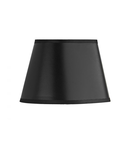 Abajur Lexington Black Faux Silk Oval Shade 20cm