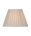 Abajur Layer Taupe Cotton Tapered Drum Shade 29cm