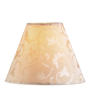 Abajur Blenheim Cream Damask Faux Silk Tapered Drum Shade 21cm