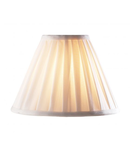 Abajur Beau Cream Faux Silk Tapered Drum Shade 21cm