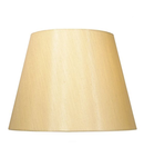 Abajur Bybliss Gold Faux Silk Tapered Drum Shade 39cm