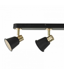 Corp de iluminat tip spot Fry 4 Light Bar Spotlight Black & Rose Gold