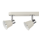 Corp de iluminat tip spot Fry 4 Light Bar Spotlight Cream Polished Chrome