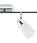 Corp de iluminat tip spot Loft 4 Light Bar Spotlight Matt White Polished Chrome