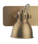 Corp de iluminat tip spot Idaho 2 Light Wall Spotlight Natural Brass