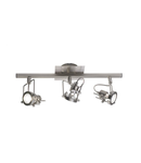 Corp de iluminat tip spot Bauhaus 3 Light Bar Spotlight Satin Chrome