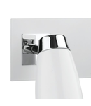 Corp de iluminat tip spot Loft 2 Light Wall Spotlight Matt White Polished Chrome