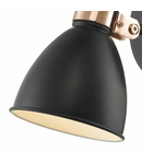 Corp de iluminat tip spot Frederick Single Wall Spotlight Black & Copper