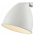 Corp de iluminat tip spot Frederick Single Wall Spotlight White Satin Chrome