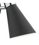 Corp de iluminat tip spot Ashworth Single Wall Spotlight Matt Black Polished Chrome