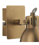 Corp de iluminat tip spot Idaho Single Wall Spotlight Natural Brass