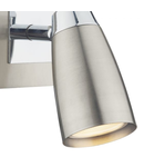 Corp de iluminat tip spot Loft Single Wall Spotlight Satin & Polished Chrome