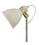 Veioza Frederick Task Table Lamp Cream Antique Brass