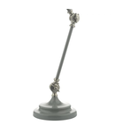 Veioza Eunice Task Table Lamp Grey & Satin Nickel