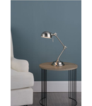 Veioza Ranger Task Table Lamp Satin Chrome