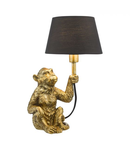 Veioza Zira Monkey Table Lamp Gold With Shade