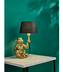 Veioza Zira Monkey Table Lamp Gold With Shade