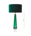 Veioza Samara Table Lamp Green Glass Base Only