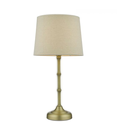 Veioza Cane Table Lamp Antique Brass With Shade