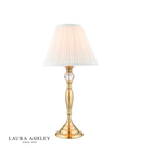 Veioza Laura Ashley Ellis Table Lamp Antique Brass With Ivory Shade