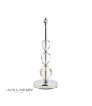 Veioza Laura Ashley Selby Large Table Lamp Polished Nickel & Glass Ball Base Only