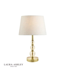 Veioza Laura Ashley Selby Small Table Lamp Antique Brass & Glass Ball Base Only