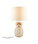 Veioza Laura Ashley Pineapple Table Lamp Champagne With Shade