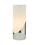 Veioza Faris Touch Table Lamp Polished Chrome Opal Glass