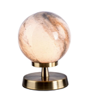 Veioza Esben Touch Table Lamp Antique Brass With Planet Glass