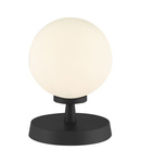 Veioza Esben Touch Table Lamp Matt Black With Opal Glass