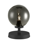 Veioza Esben Touch Table Lamp Matt Black With Smoked Glass