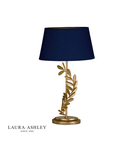 Veioza Laura Ashley Archer Table Lamp Leaf Design Gold With Shade