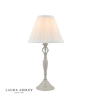 Veioza Laura Ashley Ellis Table Lamp Grey With Ivory Shade